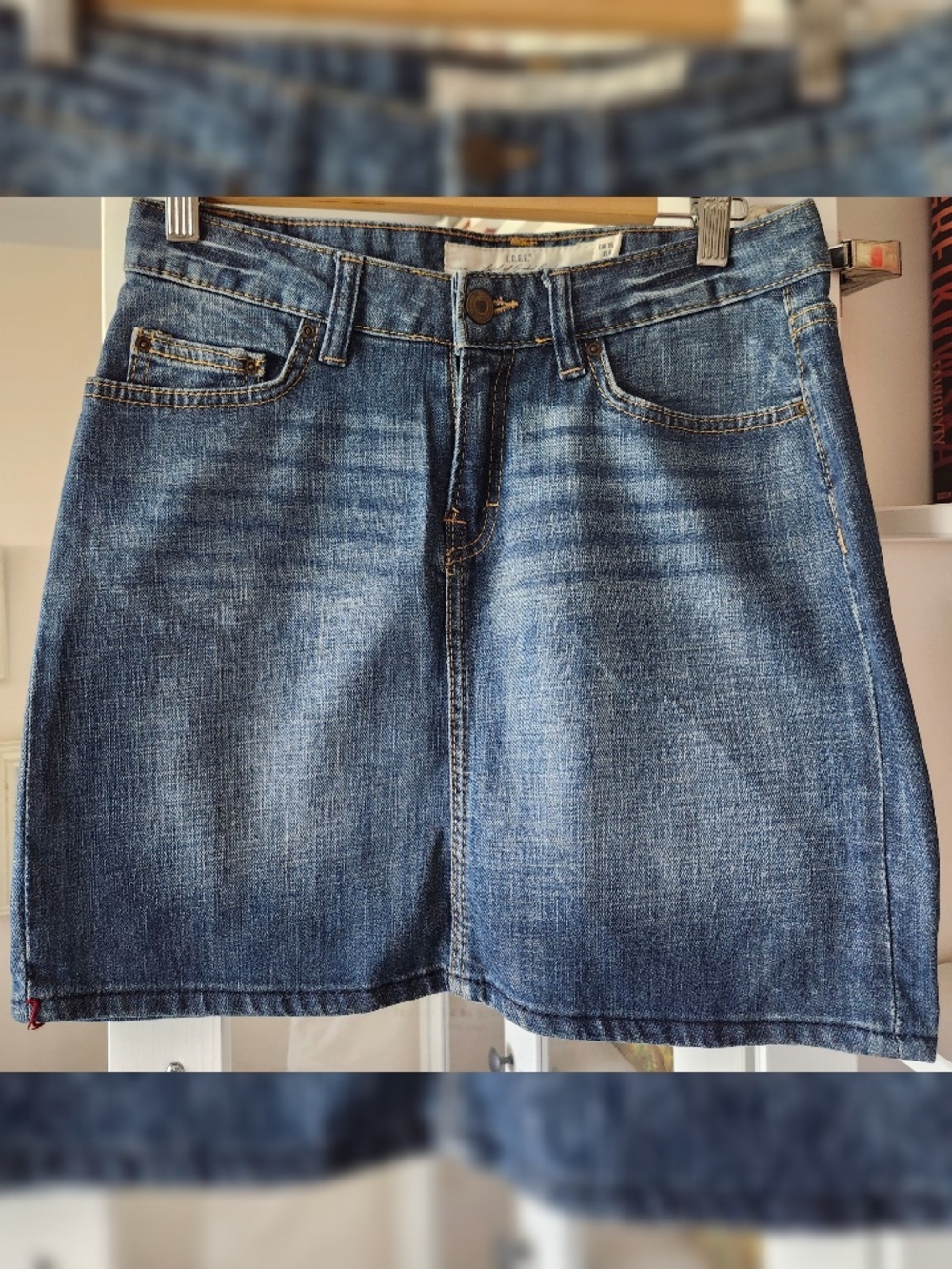 Women's denim H&M mini skirt